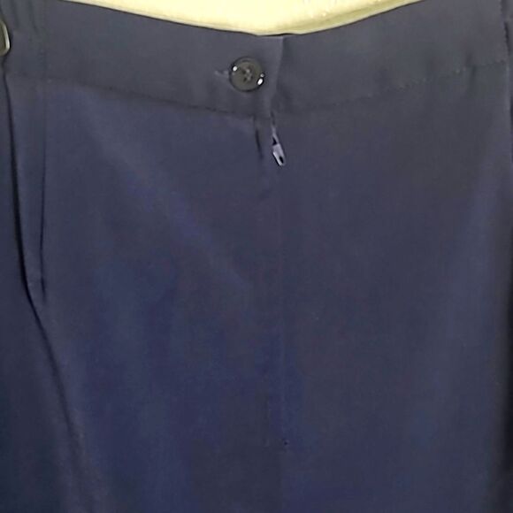 Terramina Collection NY Navy Blue Midi-Skirt, Size 14 - Picture 4 of 6